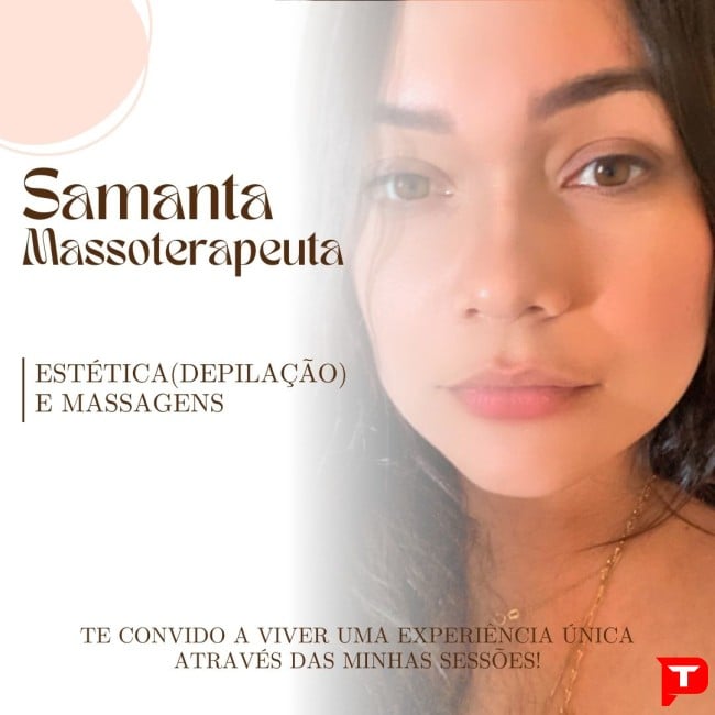 Massagem Sensual Maceió - Tops Massagens -samantha