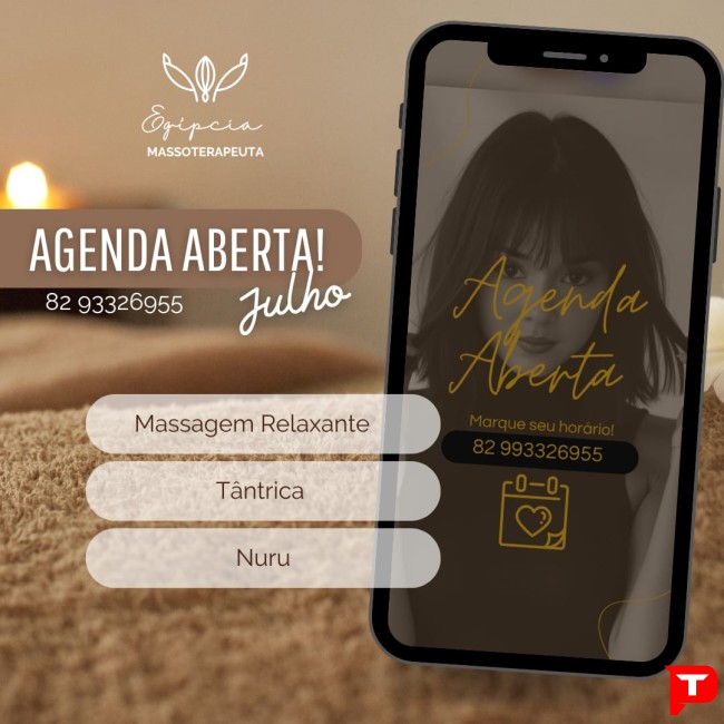 Massagem Sensual Maceió - Tops Massagens - Egípcia Massagens Terapêuticas
