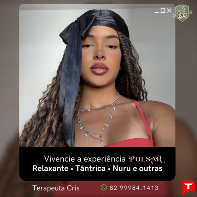 Massagem Sensual Maceió - Tops Massagens - Cris
